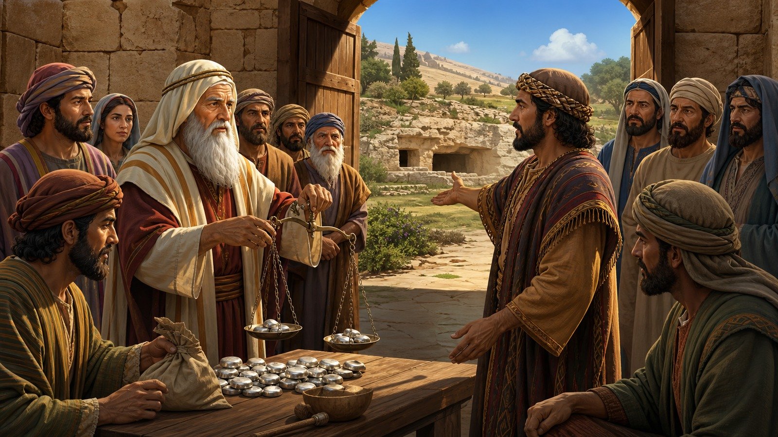 تصویر رویداد: خرید غار مکفیله به دست ابراهیم