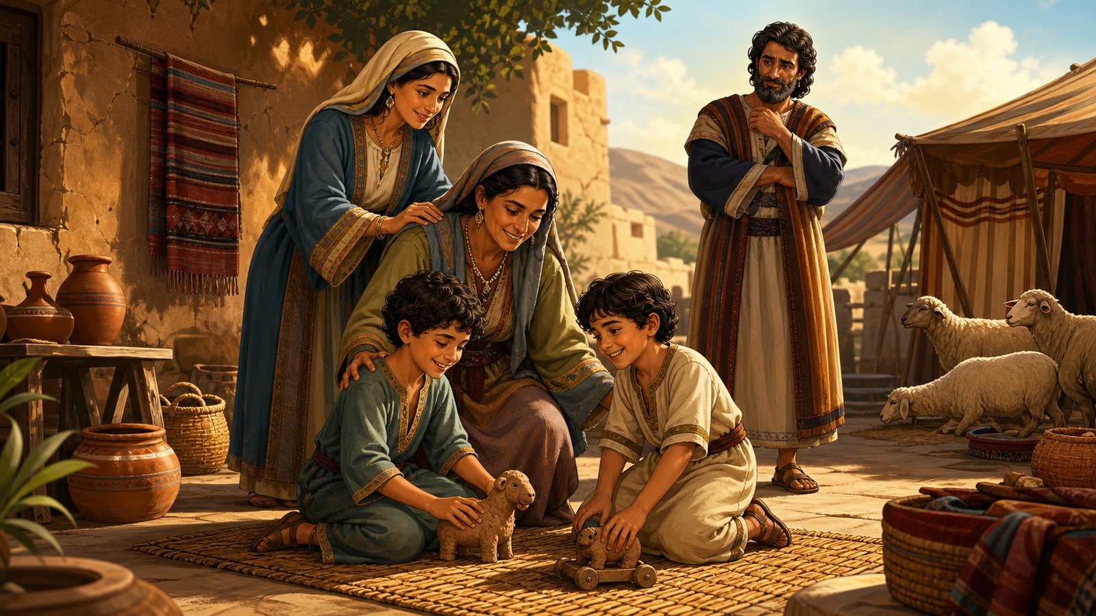 تصویر رویداد: تولد دان و نفتالی از بلهه