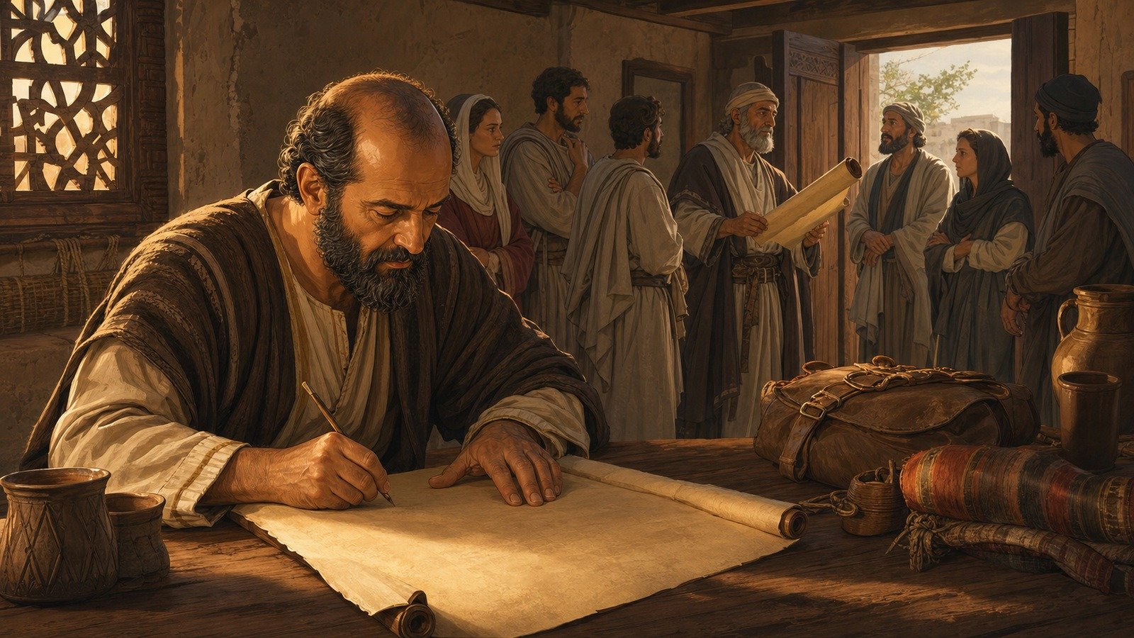 تصویر رویداد: نگارش رسالهٔ غلاطیان
