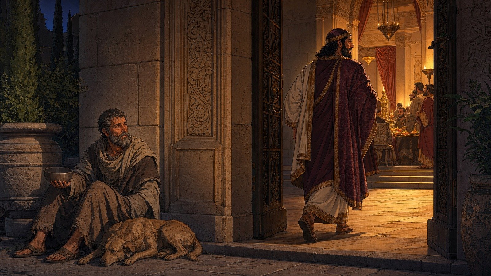 تصویر رویداد: مَثَل مرد ثروتمند و ایلعازر