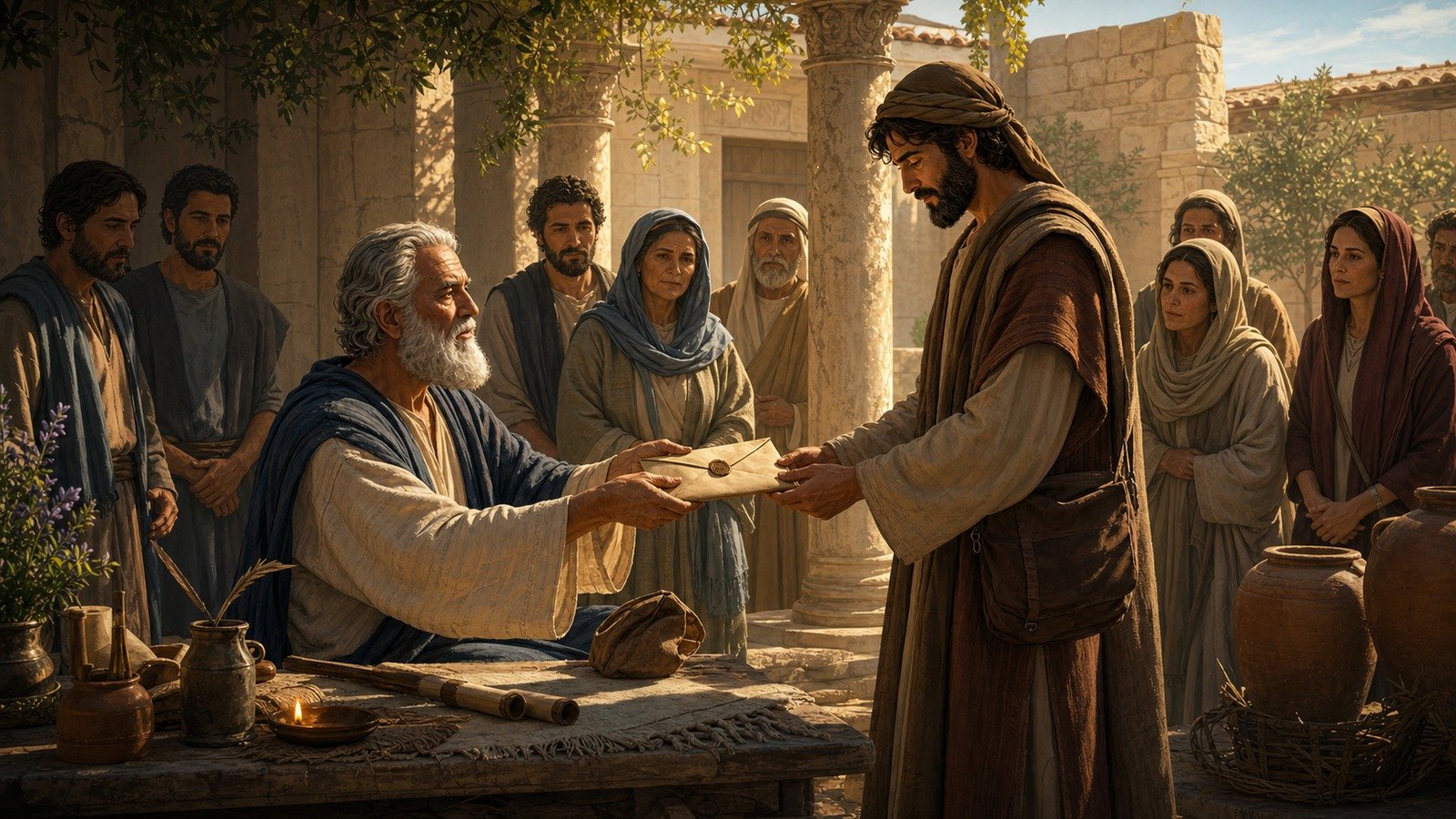تصویر رویداد: نگارش رسالهٔ دوم یوحنا